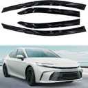 Tape-On Side Visor Deflectors - 4pcs Rain Guards for Toyota Camry (2018-2024) Window Visors Accessories