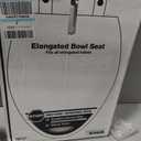 KOHLER K-4774-0 Brevia Elongated White Toilet Seat with Quick-Release Hinges And Quick-Attach Hardware For Easy Clean, White