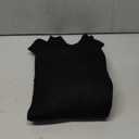 GOLDSTITCH Women's Off Shoulder Batwing Sleeve Loose Oversized Pullover Sweater Knit Jumper (Black, Small)