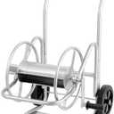VEVOR Hose Reel Cart, Hold Up to 200 ft of 5/8 in Hose (Hose Not Included), Garden Water Hose Carts Mobile Tools with Wheels, Heavy Duty Powder-Coated Steel Outdoor Planting for Garden, Yard, Lawn