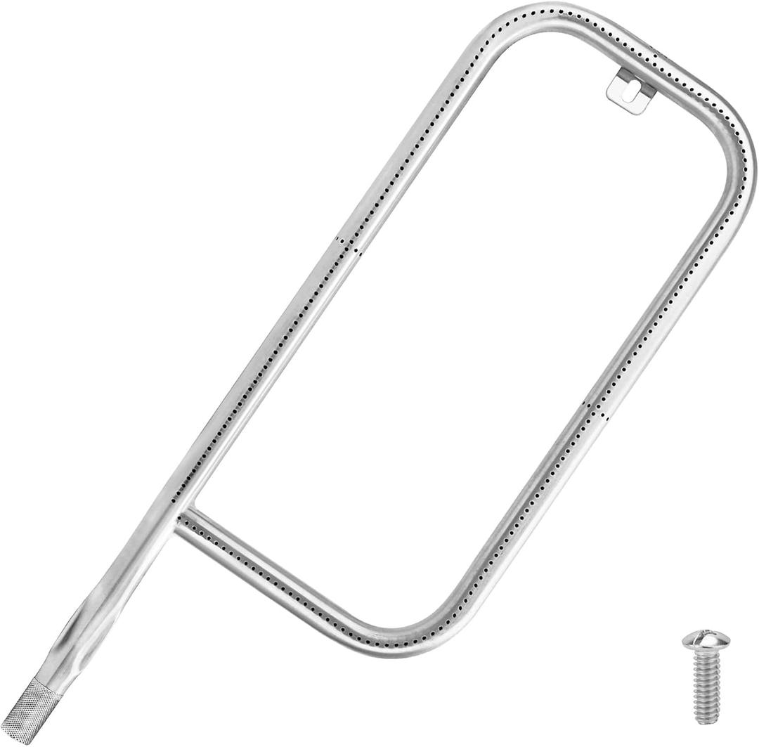 41862 Grill Burner for Weber Q200, Q220, Q2000 Q2200, 396000, 396001, 396002, 566002, 53060001, 304 Stainless Steel 20.5 Inches Grill Burner Tube Pipe Kit Replacement for Weber 69956/60041