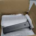 6 Pack Floating Shelf Brackets, 8 inch Heavy Duty Industrial Shelf Bracket, Black Metal L Brackets for Shelves Support DIY(1/5 Inch Thicked)