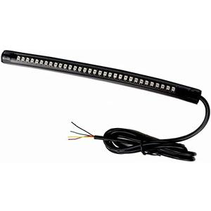 Wiipro Universal led Light Strip Tail Brake Stop Turn Signal 32LED 8" Flexible led light for motorcycle