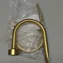 Drapery Holdback,Matte Black Metal Window Curtain Holdback (Warm Gold)