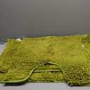 Sage Green Bathroom Rugs Sets 3 Pieces, Chenille Bathmat, Ultra Soft Bath Rug, and Absorbent Rug Set, Machine Wash Carpet Set for Bathroom, Tub, Shower (16" x 24" & 20" x 32"& 20" x 20" U shape)
