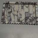 YMXYJM Natural Marble Tray for Bathroom, Real Stone Decorative Vanity Tray with Fluted Edge, Large Marble Serving Storage Tray for Kitchen Counter, Dresser, Home Decor, 11.8" x 8", Calacatta Viola