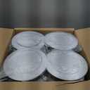 Baquler 12 Pcs 6 Inch Round Air Vent Cover, Adjustable Ceiling Diffuser Vent Bulk, ABS HVAC Cover for Ceiling & Wall, Soffit for Bathroom Kitchen Attic, Easy Install, White