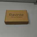 Ravinte 10 Pack 3" Drawer Pulls Flat Black Cabinet Cup Pulls Kitchen Hardware Cabinet Handles Drawer Handles Knobs 3 inch Hole Center