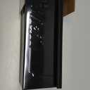 ARCHITECTURAL MAILBOXES Townhouse Galvanized Steel, Wall-Mount Mailbox, Black Small