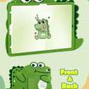 for iPad Air 11 Inch M2 2024/M3 2025/Air 5th/4th Generation Case - Pro 11 Inch Boys Girls Cute Cartoon Dinosaur Silicone Tablet Cover with Stand for iPad Air 10.9/Air5/Air4