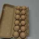 12 PCS Brown Wooden Eggs to Paint Fake Easter Eggs Dummy Faux Wooden Eggs for Crafts, Easter Decorations, Get Hens to Lay Eggs