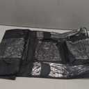 Wrapping Paper Storage, Gift Wrap Organizer Holder Double-Sided Hanging Gift Bag Storage Organizer (Black)