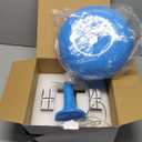 Lotus Atelier Blue Mushroom Lamp for Room Aesthetic Modern Lighting for Bedroom | Cool Retro Living Room Decor | Table Lamp Mushroom Light Home Decor