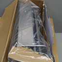 KitchenAid Compact, Space Saving Rust Resistant Dish Rack with Removable Flatware Caddy and Angled Self Draining Drainboard, 16.06-Inch, Black