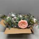 DearHouse 2Pack Artificial Peony Flower Garland - Silk Peony Garland with Pink Flowers for Wedding Party Table Decoration,6ft/Strand