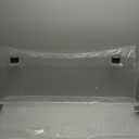 RHOX WIN-4026 Windshield, Impact Modified Clear 2 Piece, E-Z-Go Express Cowl w/Standard Top & 3/4" Strut