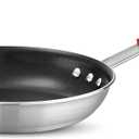 Tramontina Professional 10-Inch Non Stick Frying Pan, Heavy-Gauge Aluminum Skillet with Reinforced Nonstick Coating, Red Handle, Dishwasher and Oven Safe