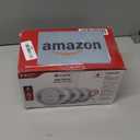 Kidde Hardwired Smoke Detector, AA Battery Backup, Interconnectable, LED Warning Light Indicators, White 4 Pack 