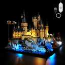 Kyglaring LED Light Kit Compatible with Lego Hogwarts Castle and Grounds 76419 Building Blocks, Upgrade Touch Control & Dimming, Lighting Accessories for Lego 76419 Model Set, Lights Only