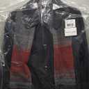 London Fog Women's Single-Breasted Wool Coat With Scarf, Black, XL