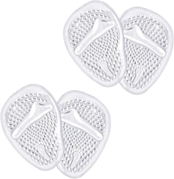 Forefoot Pads,Metatarsal Pads for Women,High Heels Inserts,Lasting Comfort Relief,Anti Slip & Invisible Design,One Size Fits All Shoe Inserts