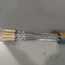 Outdoor Barbecue 6 Pieces Toast Fork Kebab Skewers Toast Fork for Long Skewers Kebab Sticks Skewers for BBQ Skewers Barbecue Skewers for Barbecue, 