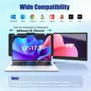 KEFEYA Laptop Screen Extender 14", FHD 1080P IPS Laptop Monitor Extender Dual Screen, Portable Monitor for Laptops 13-17" with USB-C/HDMI Port, Plug n Play for Windows/Mac/Android/Switch/PS5