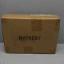 MATBEBY Queen Size Mattress Pad - Cooling Breathable Mattress Topper, Quilted Fitted Mattress Protector, Pillow Top Mattress Cover with 8-21" Deep Pocket, Soft, Machine Washable, White, 60x80 Inches