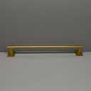 Miyili 12-Inch Hand Towel Bar Stainless Steel Towel Holder Rack for Bathroom or Kitchen Wall Mount Gold Finish, A02G30A