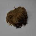 Men's 70s Brown Omber Cosplay Halloween Costume Shaggy Male Wig and Fake Mustache