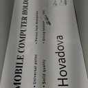 Adjustable Mobile CPU Stand, Ventilated Computer Tower Stand with 4 Caster Wheels Fits Most PC Tower, Under Desk CPU Holder PC Floor Cart Computer Riser for Gamers and Students (Large Black)