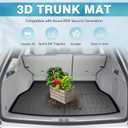 Mixsuper Custom Fit Cargo Liner for Acura RDX 2013-2018 Trunk Mat All Weather Rear Cargo Mat Trunk Liner Black
