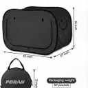 Poray Pop Up Baby Bed Tent Privacy Tent for Toddler Sleeping with 2 Zipper Doors,Breathable Mesh Windows and Portable Carry Bag