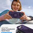 Faiono Magnetic for iPhone 15 Pro Max Case [Full Camera Protection][Military-Grade Protection][Compatible with MagSafe] Shockproof Protective Slim Phone Case for iPhone 15 Pro Max, Dark Purple