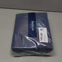 Bedsure Navy Duvet Cover Queen Size - 3 Pieces Prewashed Cotton-Like Extra Soft Bedding Set, Includes 1 Duvet Cover 90x90 Inches with Zipper Closure & 2 Pillow Shams, Comforter Not Included