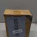 Vine Creations Amber Glass Soap Dispenser, 2 Pack Kitchen Soap Dispenser Set with Stainless Steel Pump, 16 oz Dish Soap and Hand Soap Dispensers for Bathroom with Waterproof Labels and Protective Pads (Amber Bottle / Brushed Brass Pump)