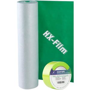 39" x 100' Heavy-Duty Floor Protection | Construction Grade Carpet Protector | Drop Cloth Plastic Film for Hardwood Floors | Waterproof Painters Covering with No Residue (Green)