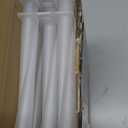 OFFO Bird Spikes Pigeon Outdoor Spikes for Cat Keep Birds Raccoon Woodpecker Away Covers 4 Feet(1.2m), Frosted White