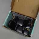 Door Lever Lock (2 Pack) Prevents Toddlers from Opening Doors. 3.25" L * 1.5" W * 4.5" H Easy One Hand Operation for Adults. Durable ABS with 3M Adhesive Backing. Simple Install, Black