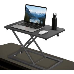 Standing Desk Converter 23.6" x 13.4", Adjustable Height 2.4"15.7", Sit Stand Converter with Sturdy Steel Frame, Ergonomic Standing Desk Topper & Monitor or Laptop Riser for Home Office, 34'60 CM