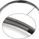 MSCRP 89702 Front Stainless Brake Lines for 87-06 Jeep TJ/YJ/XJ With 4"-6" Suspension Lift Kits