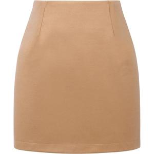 IDEALSANXUN Womens High Waist Plaid Skirt Bodycon Pencil Wool Mini Skirts, Size Medium