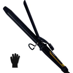 abp 1 Inch Curling Iron Extra Long Barrel with Ceramic Coating for Long/Medium Hair,LED Display Instant Heat up to 450F with clamp,Hair Waving Style Tool Girls & Women