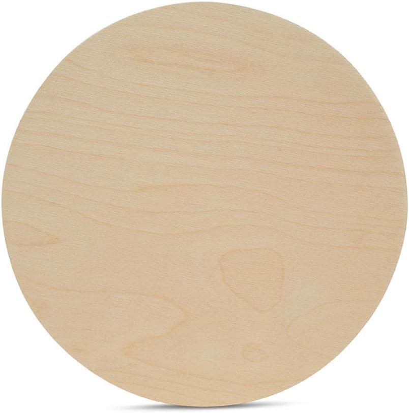 Wood Circles 16 inch, 1/4 Inch Thick, Birch Plywood Discs, Pack of 1 Unfinished Wood Circles for Crafts, Wood Rounds by Woodpeckers