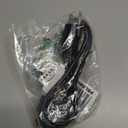 3 Prong Left Angle Power Cable 3ft Heavy Duty AC Cables forC13 Angle Type Cable, 90 Degree Power Cable, PC Monitor TV,3 Pin Connector, Universal Power Cord, Computer Left Angle Power Cord,18 AWG