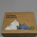 2-Pack Crib Sheets for Boys, Girls - Viscose Derived from Bamboo Fitted Crib Sheet, Baby Crib Sheets Neutral, Crib Mattress Sheet, Toddler Bed Sheets, Baby Sheets for Crib Fitted Sheets (Dragon Tale)