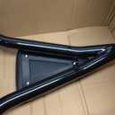 Sissy Bar Backrest, Integrated Passenger Backrest, Quick Release Detachable Sissy Bar Fit for Harley Davidson Touring Street Glide Road Glide Road King Electra Glide 2009-2024 (Black, 26inch)