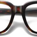 kimorn Oversized Blue Light Glasses for Women Men,Square Frame Anti Eyestrain & UV Protection Computer Eyewear (Tortoiseshell)