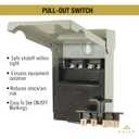 Halex 60 AMP Metallic AC Non-Fused Disconnect with Pull-Out Switch, 10-Pack