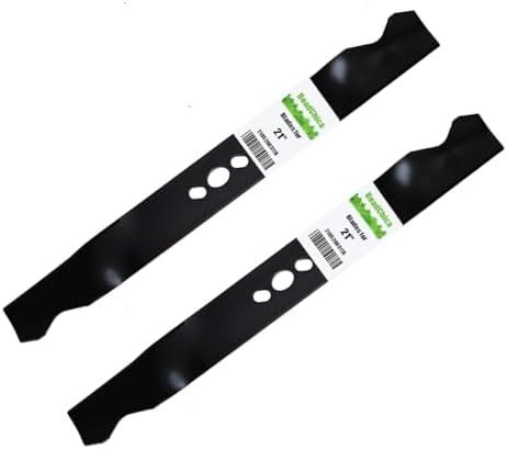 (2 Pack) 2105200317A 21 inch Push Mower Blade Compatible with Murray Hyper Tough,Blackmax, MNA 152901,152701,152903,152905, 84005221, 2105200317,Lawn Mower Blades